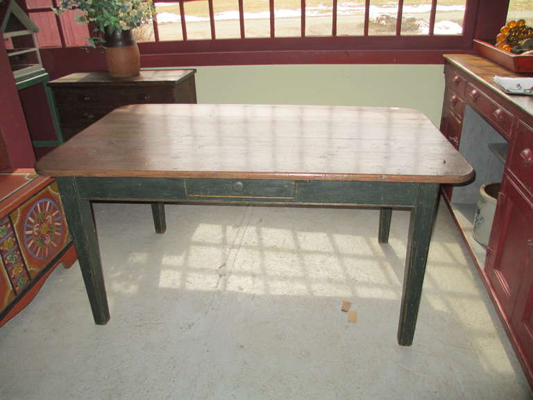 French Canadian Kitchen Farm Table 1