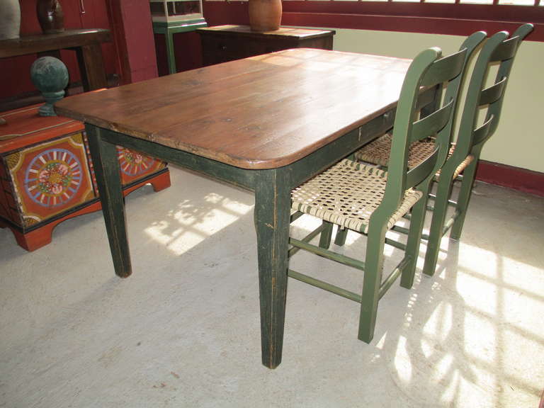 French Provincial French Canadian Kitchen Farm Table