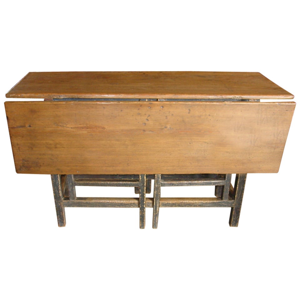 Gate Leg  Drop Leaf Table from Quebec For Sale