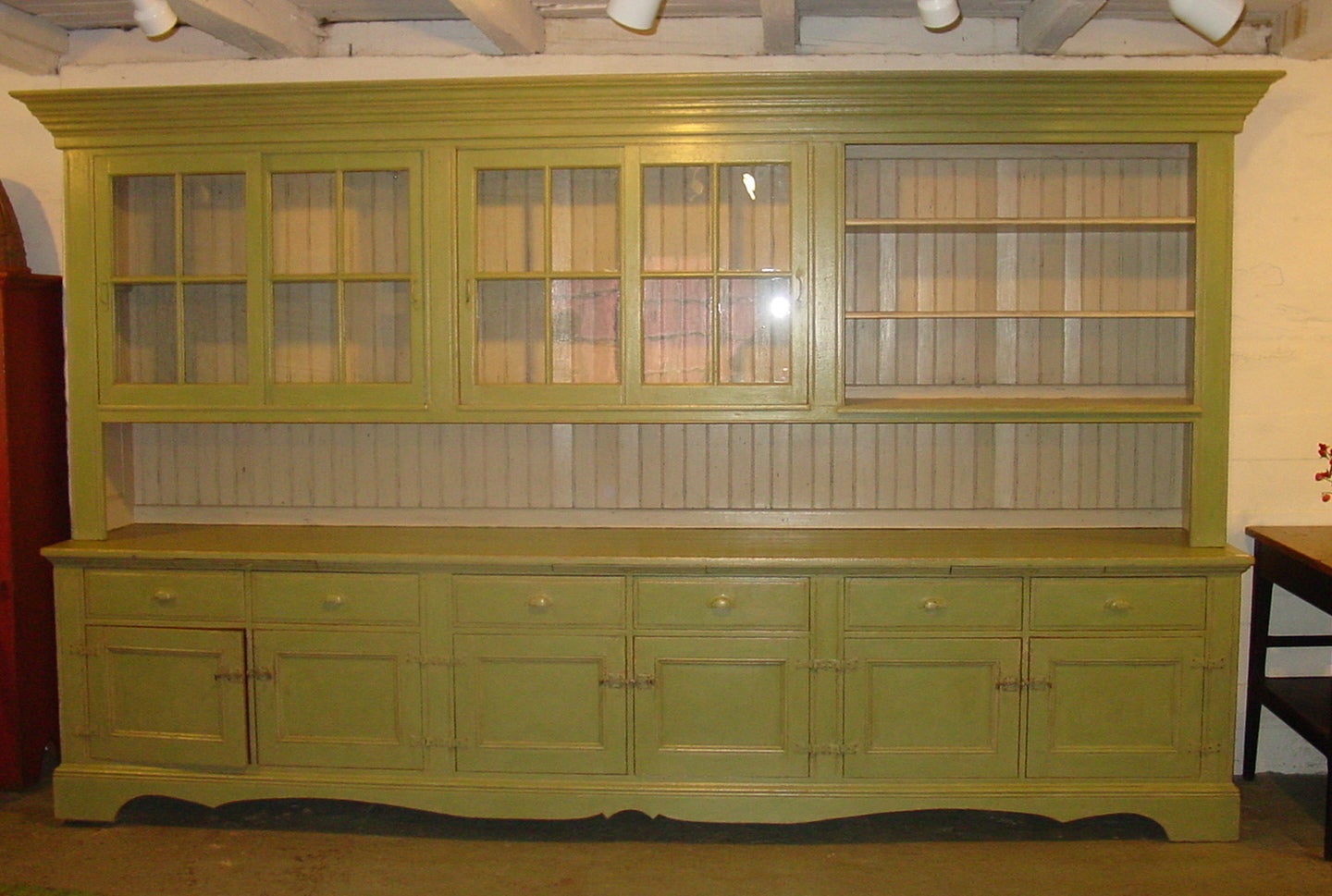 Large Setback Cupboard from Quebec