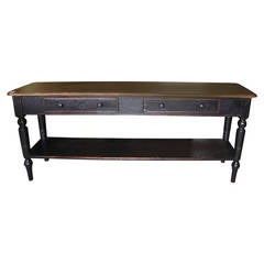 Antique Painted Sideboard Table