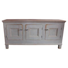Antique Simple Sideboard from Quebec, Late 19th Century