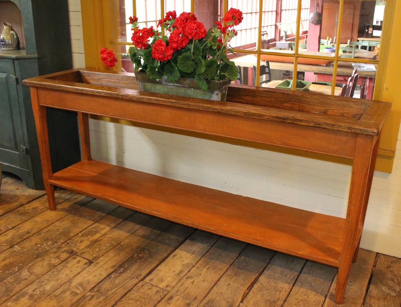 French Provincial Sideboard Table From A Maple Sugar Shack