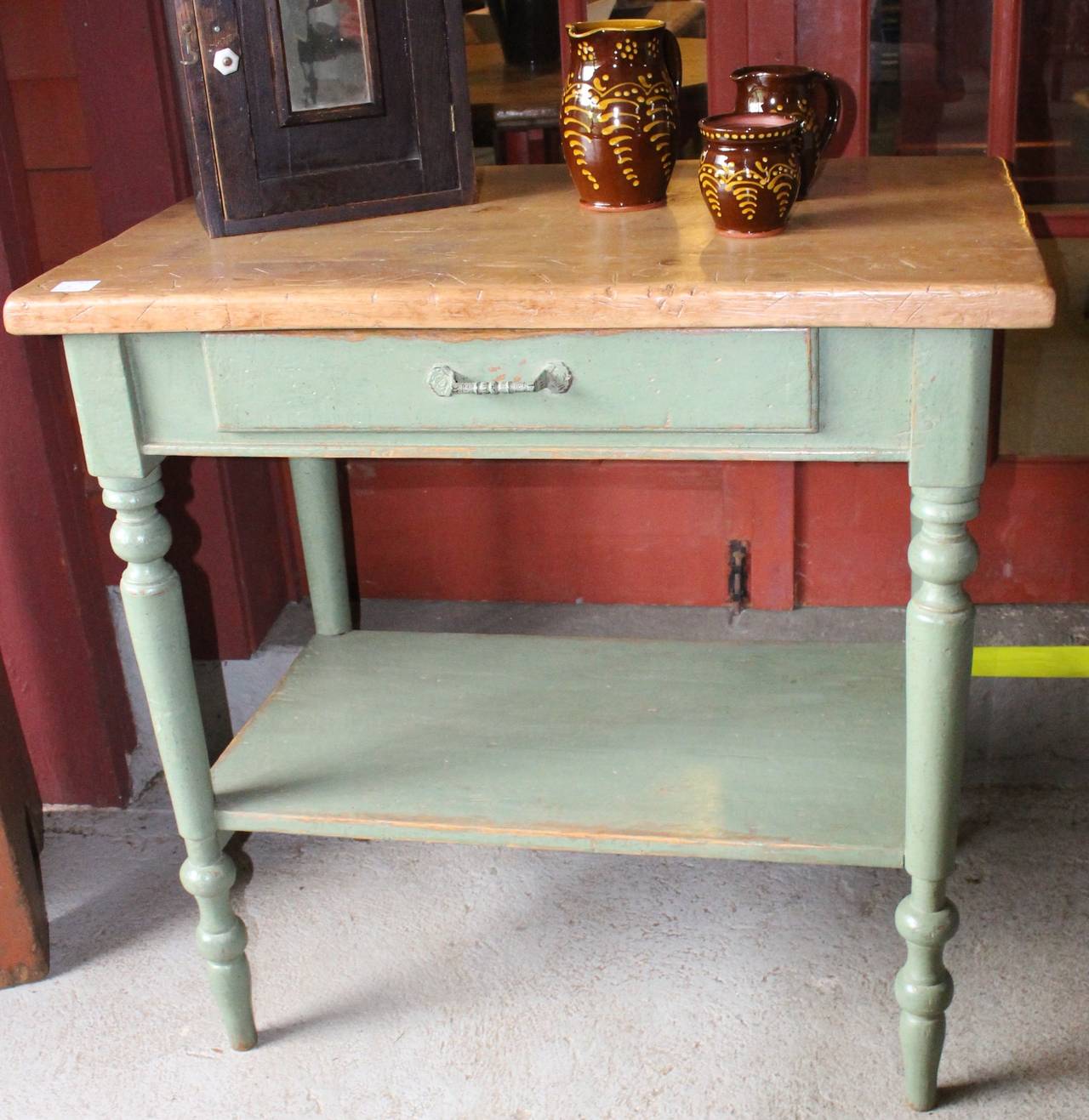 French Provincial Small Work Counter For Sale