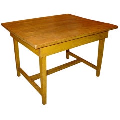 Antique Farmhouse Work Table  from Quebec