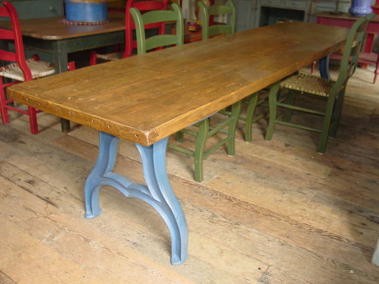 19th Century Industrial Work Table