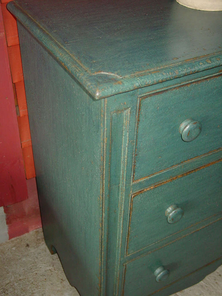 19th Century Three Drawer Small Dresser