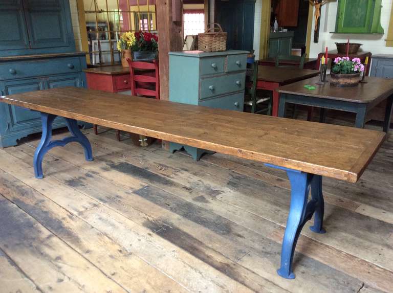 Industrial Work Table In Good Condition In Woodbury, CT