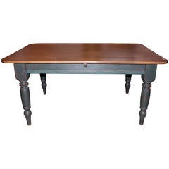 Antique Typical Farm Table from Quebec