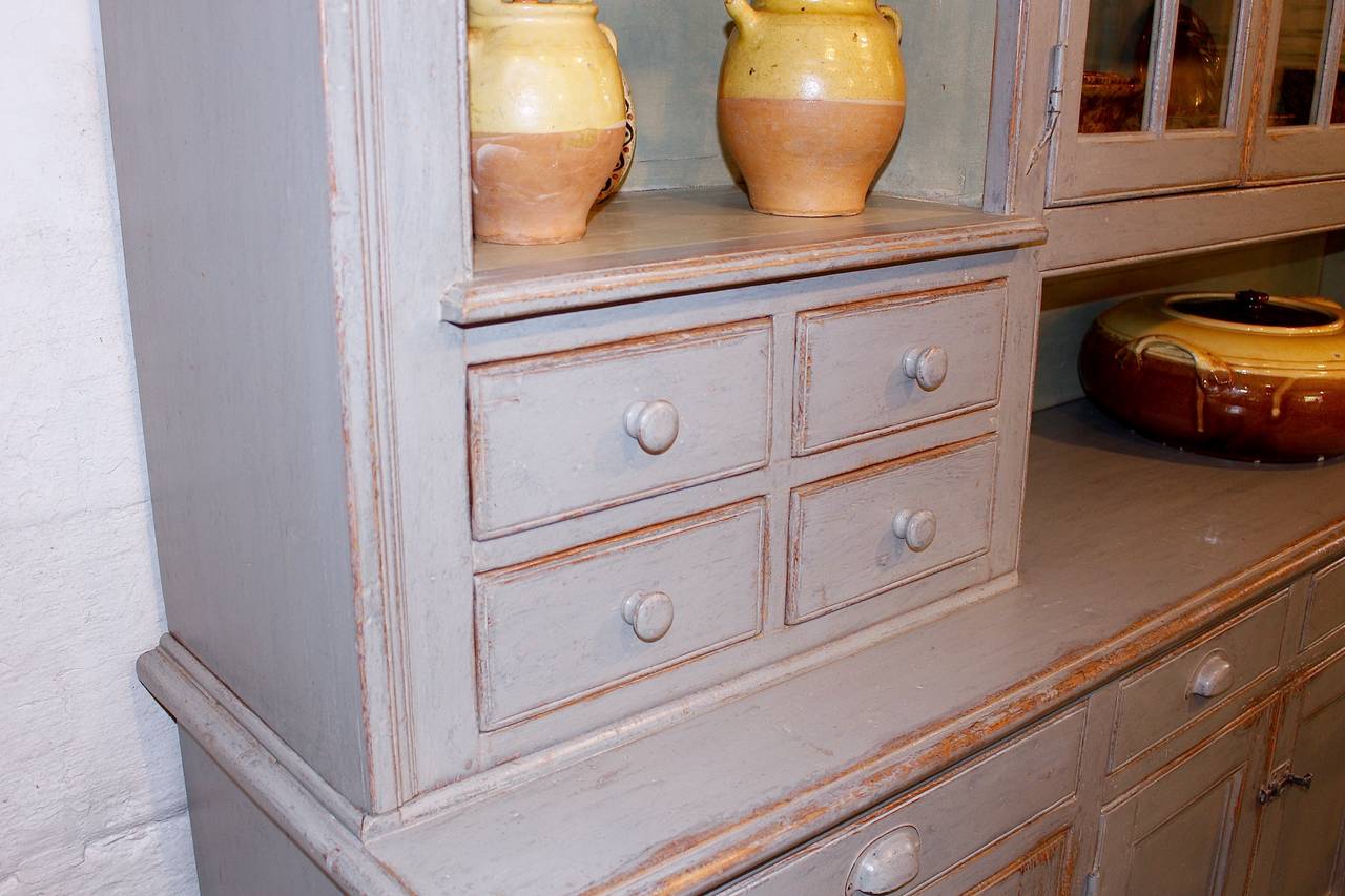 Canadian Late 19th Century Setback Cupboard