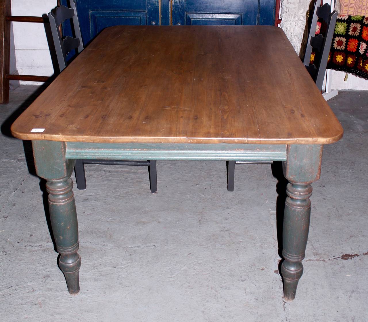 Canadian Typical Farm Table from Quebec For Sale