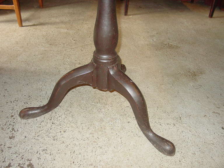 French Provincial French Canadian Pedestal Table For Sale