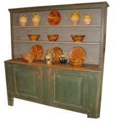 Antique Open Cupboard or Vaissellier from Quebec