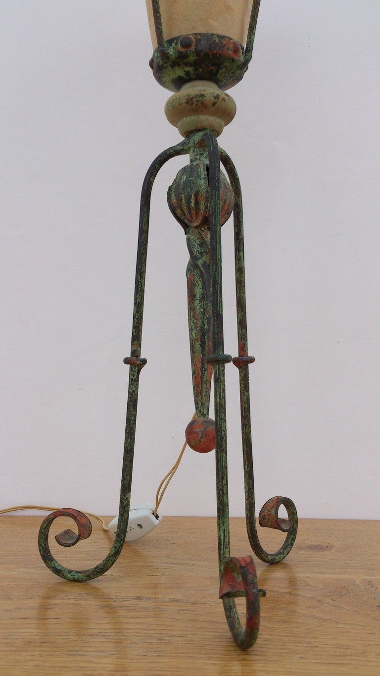Roman Wrought-iron Table Lamp