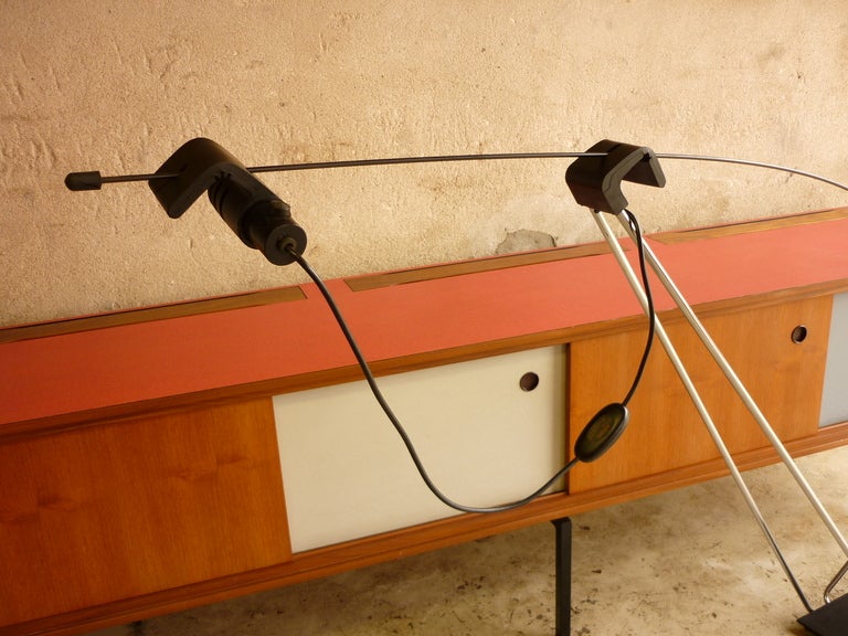 Fontana Arte blue bell floor lamp