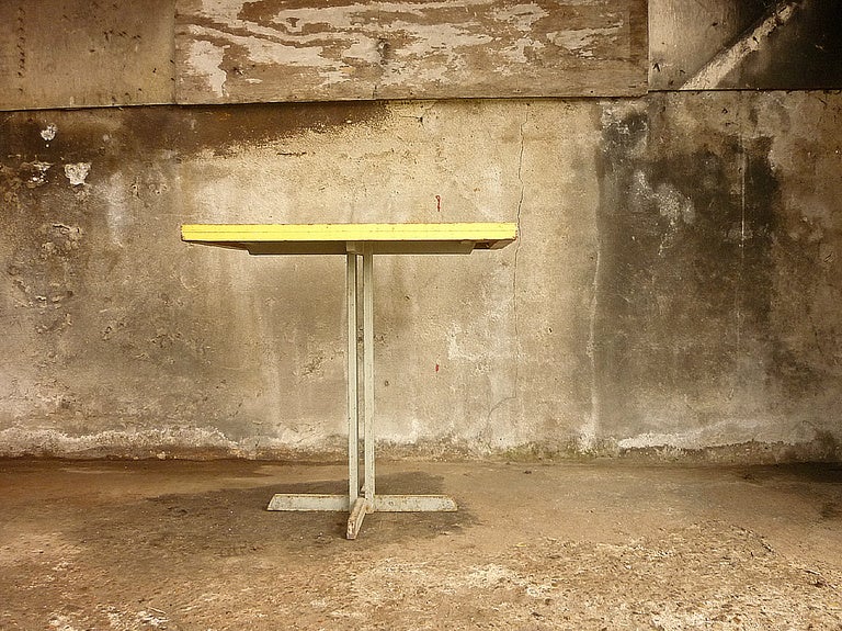 Dutch Modernist Lunchroom Table For Sale 1
