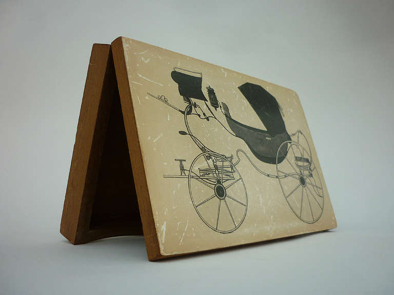 Piero Fornasetti Cigar or Cigarette Box