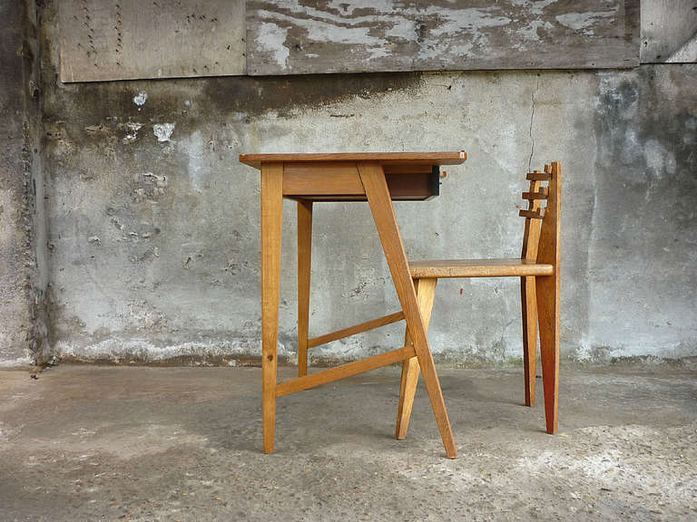 Sober Dutch Design "teachers" desk