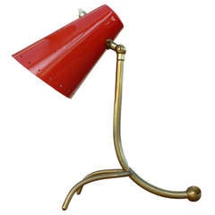 Retro Arredoluce "grasshopper" table lamp