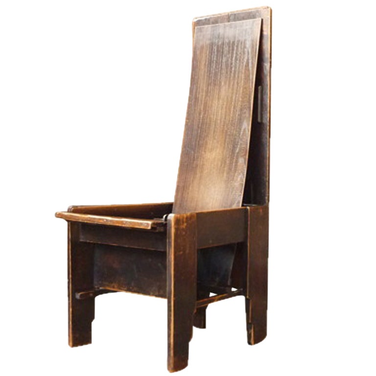 Frits Spanjaard "de Stijl" wooden crate chair For Sale