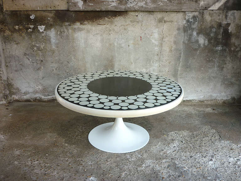 Napels marble coffee table. In Good Condition For Sale In Den Bommel, NL