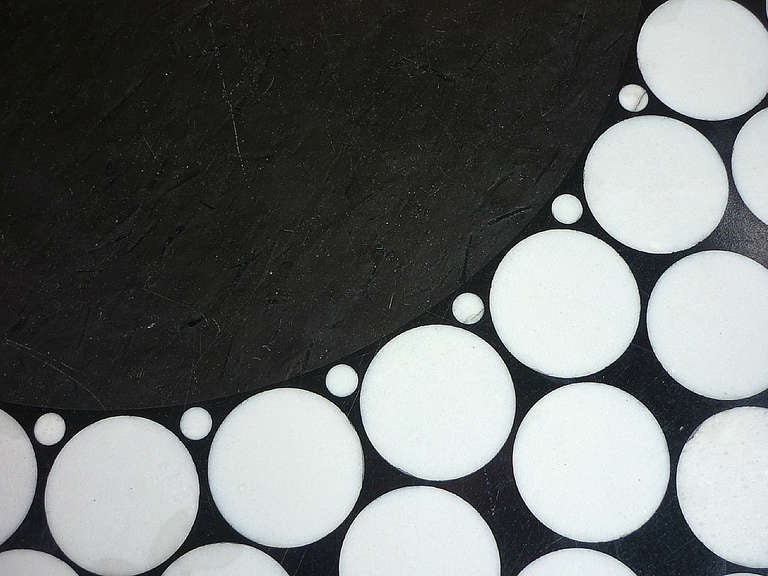 Italian Napels marble coffee table. For Sale