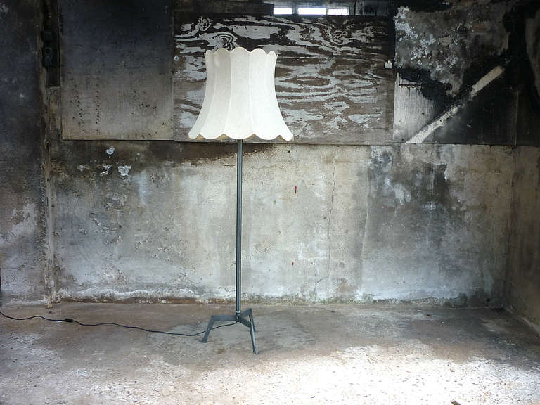 Lovely French Cast Iron Floor Lamp