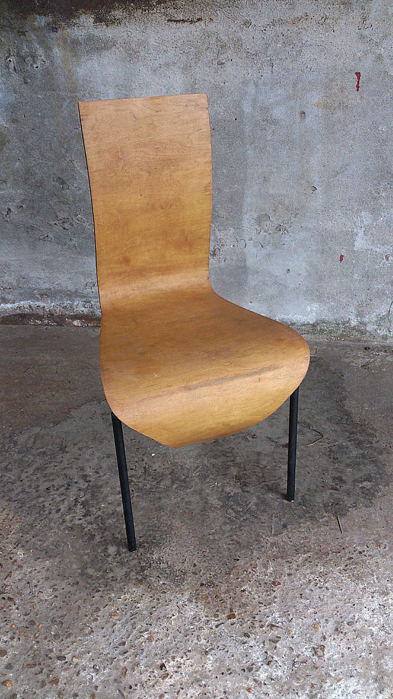 Prototype Plywood Spine side chair For Sale 2