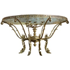 Fantastic gilded neoclassical table.