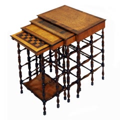 Antique Georgian Gillows Quartetto Tables