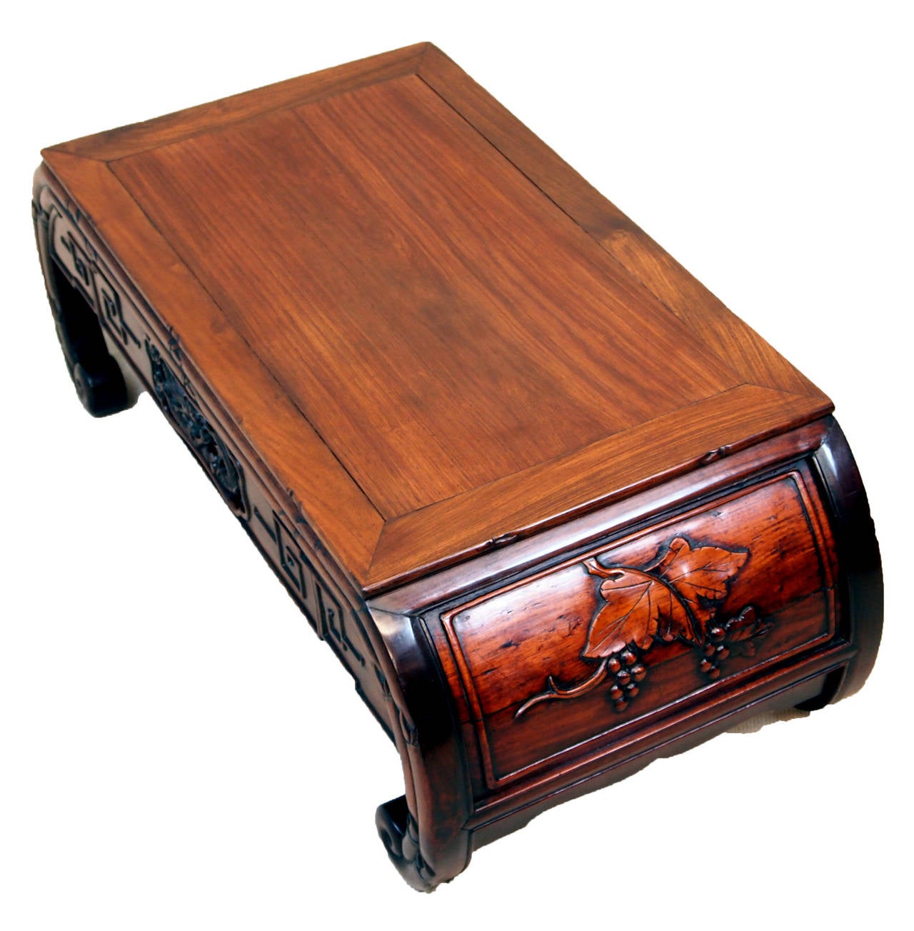 Chinese Antique Oriental Hardwood Opium Coffee Table