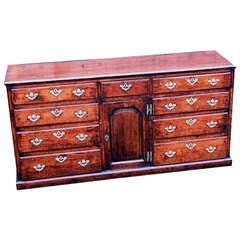 Antique Georgian Oak Cupboard Dresser