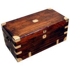 Antique Camphor Military Campaign Trunk