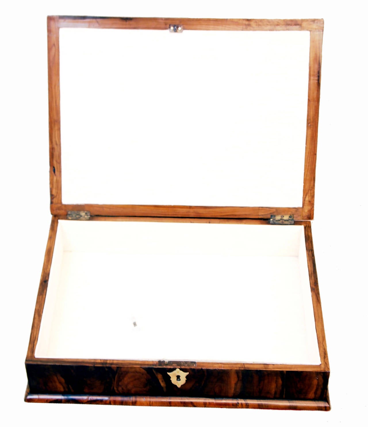 Antique Queen Anne Laburnum Oyster Veneered Box