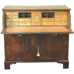 Antique Regency Mahogany Secretaire Cupboard 12