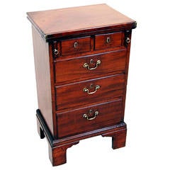 Antique Georgian Mahogany Bachelors Chest