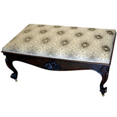 Antique Victorian Rosewood Stool 6