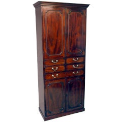 Antique Georgian Mahogany Estate Cupboard