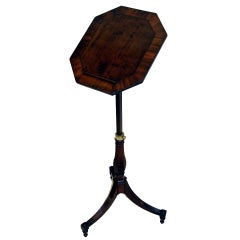 Antique Regency Mahogany Reading Or Music Stand 