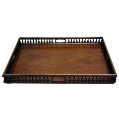 Antique Georgian Mahogany Tea Tray
