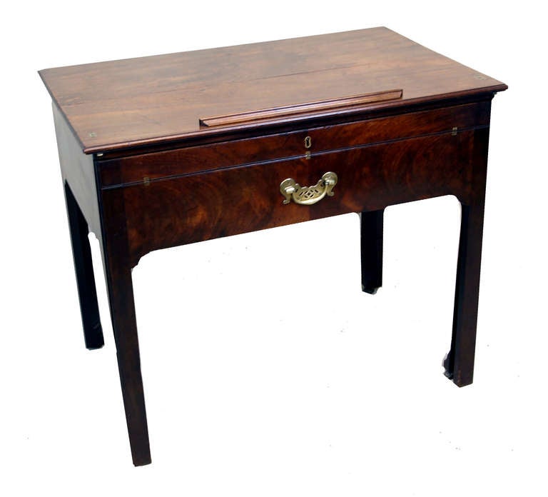 Antique Mahogany Architects Desk Table