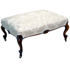 Antique Rosewood Victorian Salon Stool