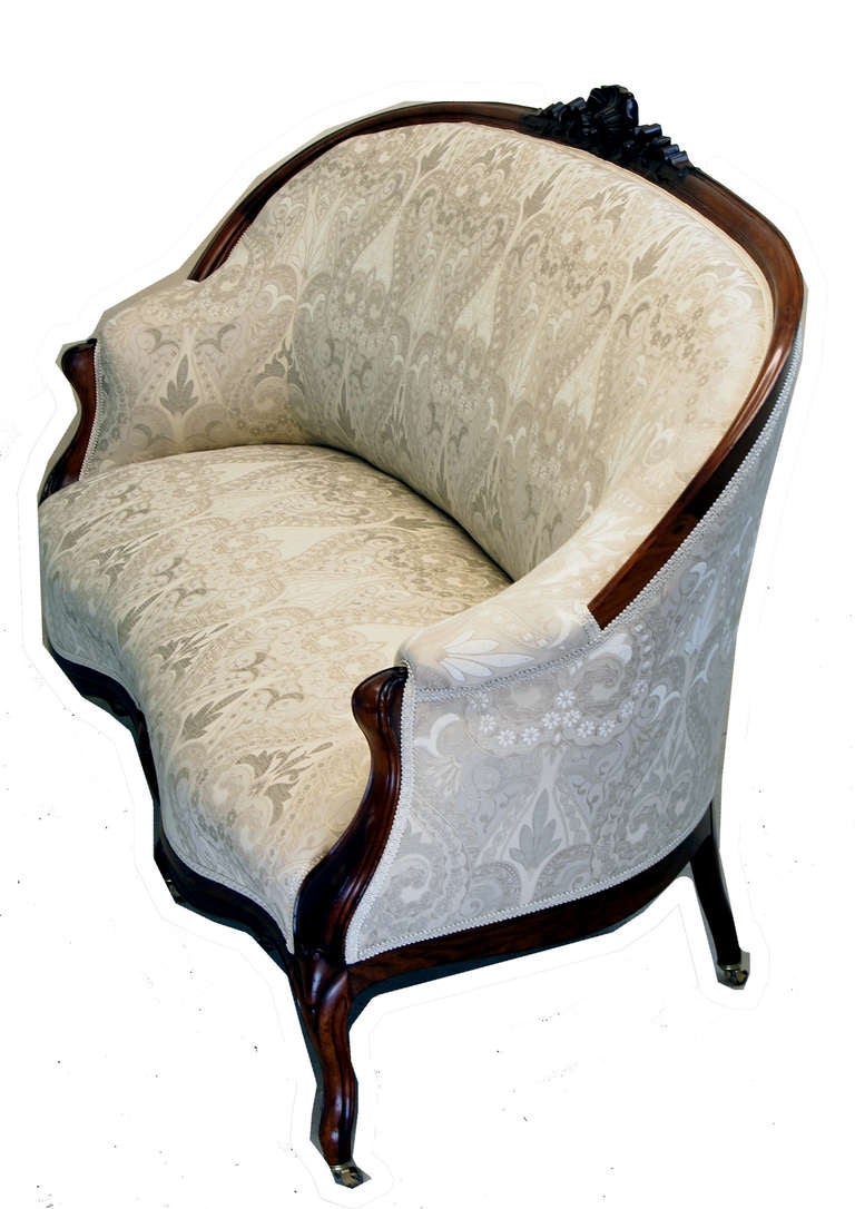 Antique Pair of Rosewood Settees