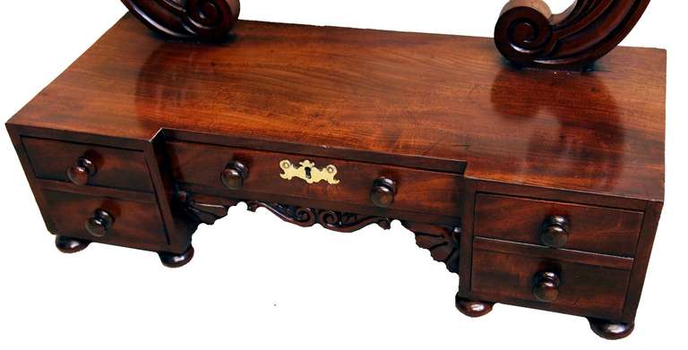 Antique Victorian Dressing Table Mirror
