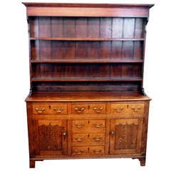 Antique Georgian Oak Dresser 