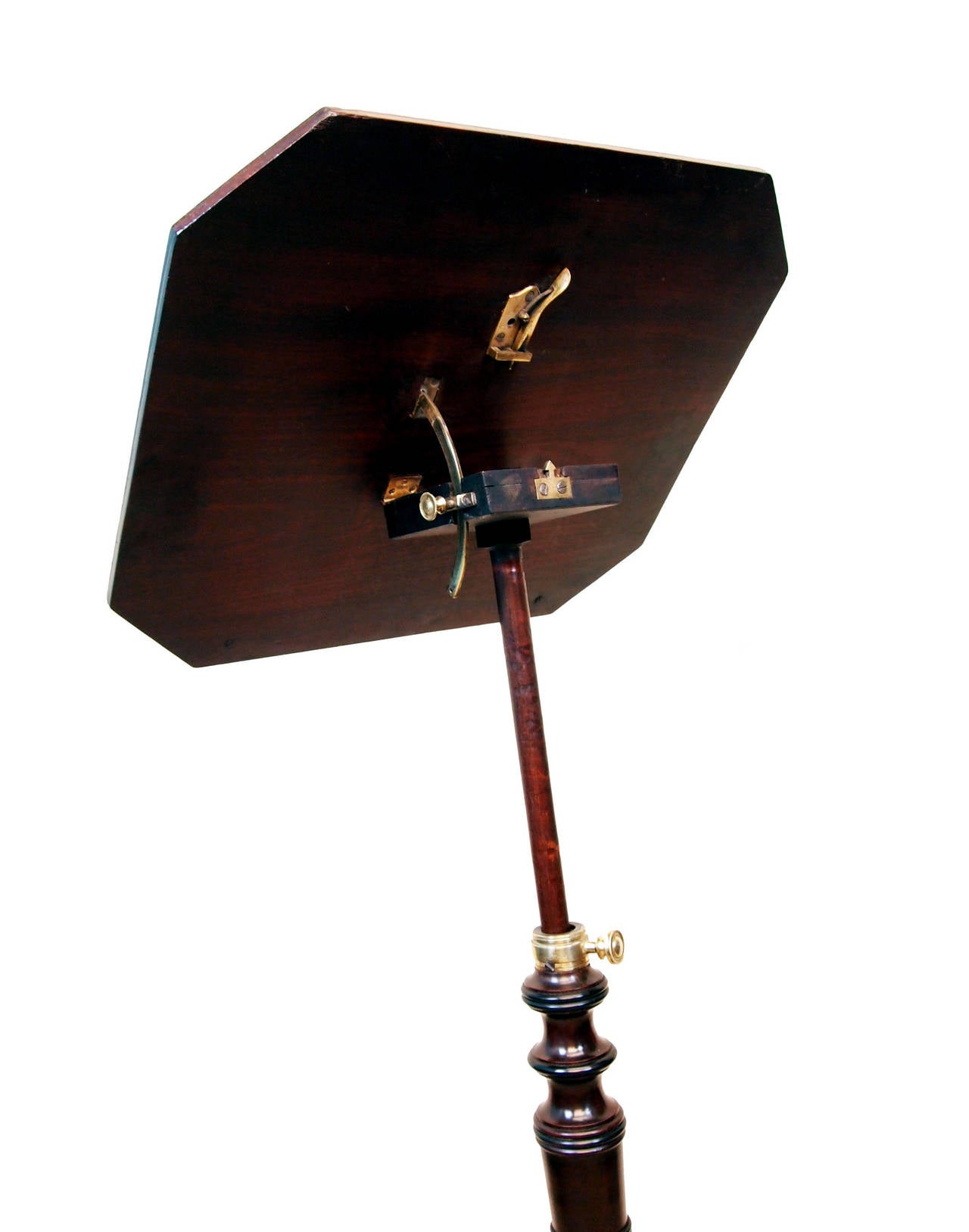 Antique Mahogany Music Stand or Reading Table For Sale at 1stdibs