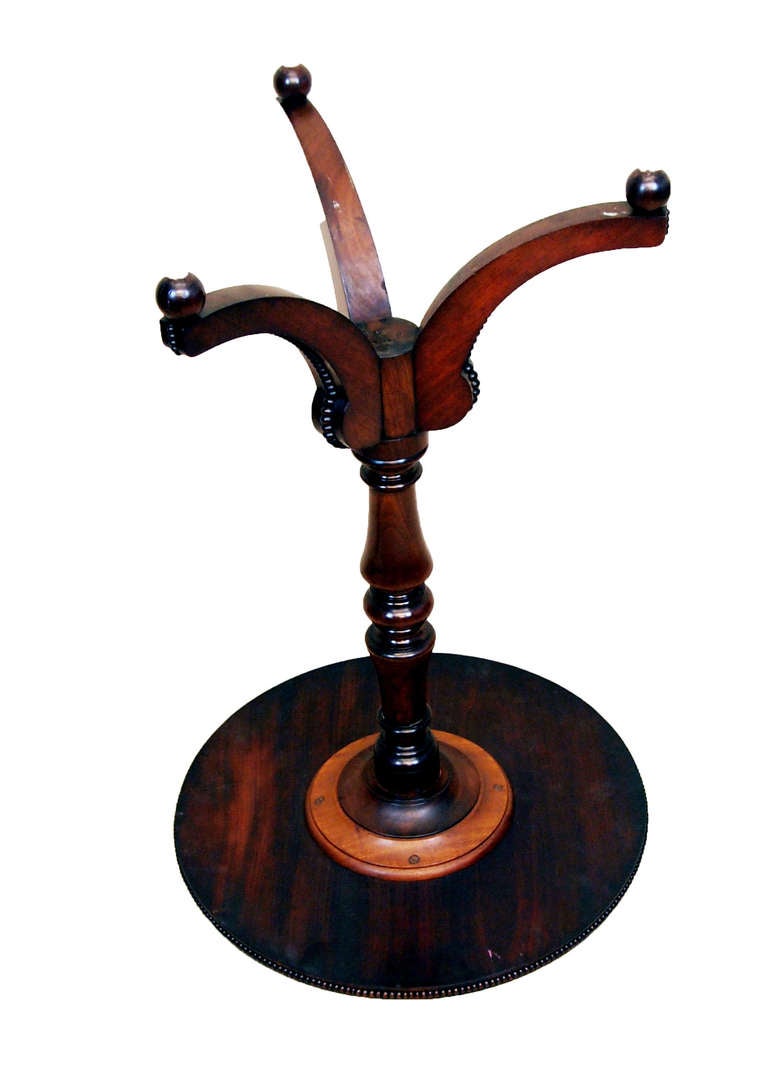 English Antique Regency Mahogany Occasional Lamp Table