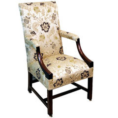 Antique Mahogany Gainsborough Chair