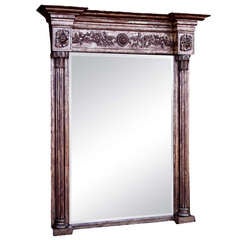 Antique Large Regency Gilt Overmantel Mirror