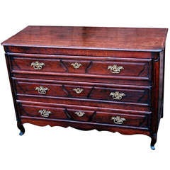 Antique French Oak Commode Chest